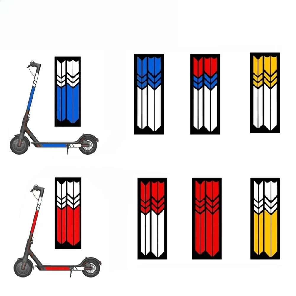 Scooter Sticker Scooter Sticker Reflective PVC Scooter Decal Waterproof Night Riding Warning Strip For Xiaomi Mijia M365