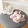 Children's Shoes Sneakers Spring and Fall Seasons Models Girls Non-slip Soft Bottom Crystal Butterfly Cute Princess Shoes 2