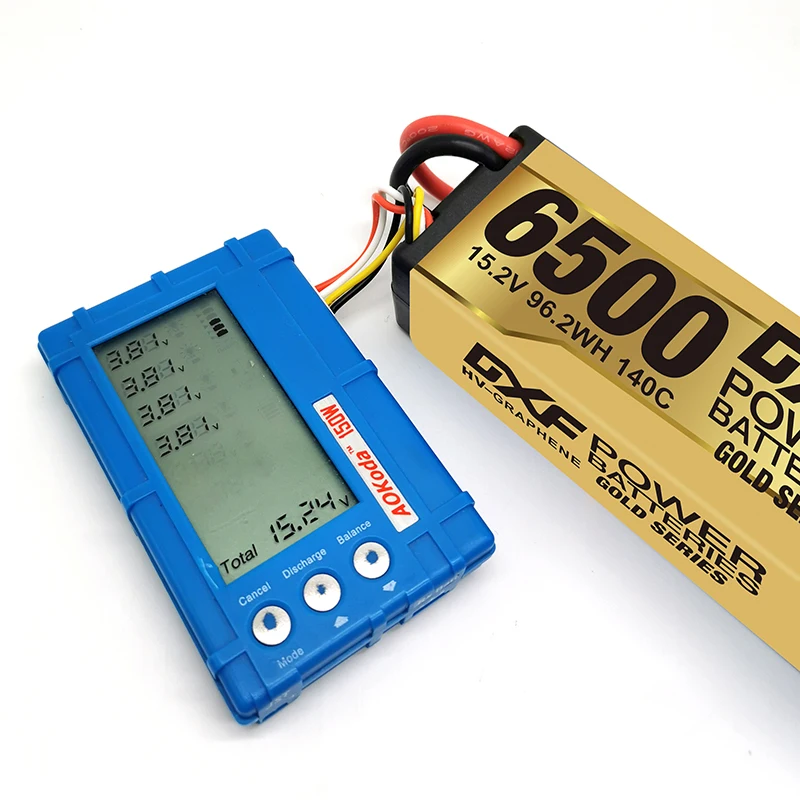 Dxf 4 4s 15.2v 6500 2200mahのリポバッテリー14.8v 22.2v 11.1v
