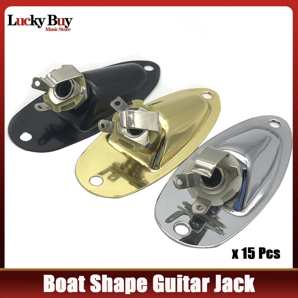 

15 шт., разъём для гитары, 6,35 мм