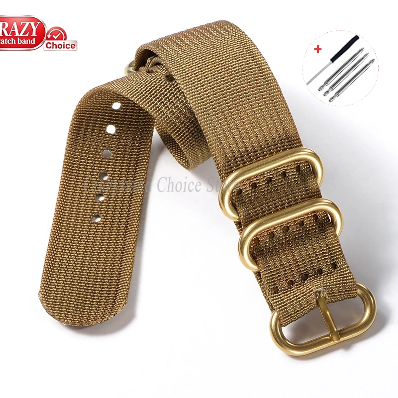 High Density Nylon Woven Canvas Sport Wristband - Durable & Resistant Watch Strap