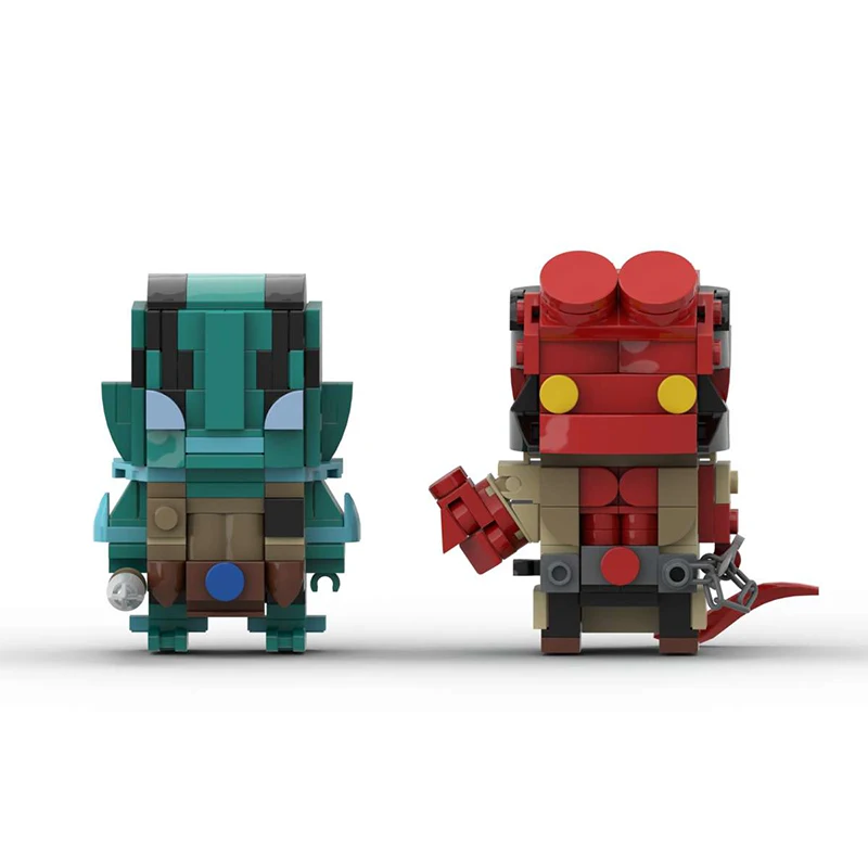 Hellboy Brickheadz Building Blocks Mini Action Figure Toys