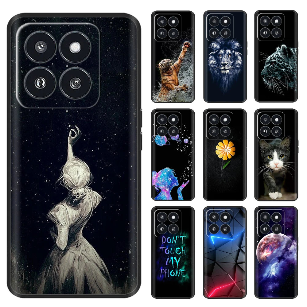 Cover Antiurto Per Xiaomi 14 Pro Custodia Per Xiaomi 14 13 Pro Cover Posteriore Per Paraurti In Silicone Morbido Per Custodie Xiaomi 14 Pro Mi 14 13 P