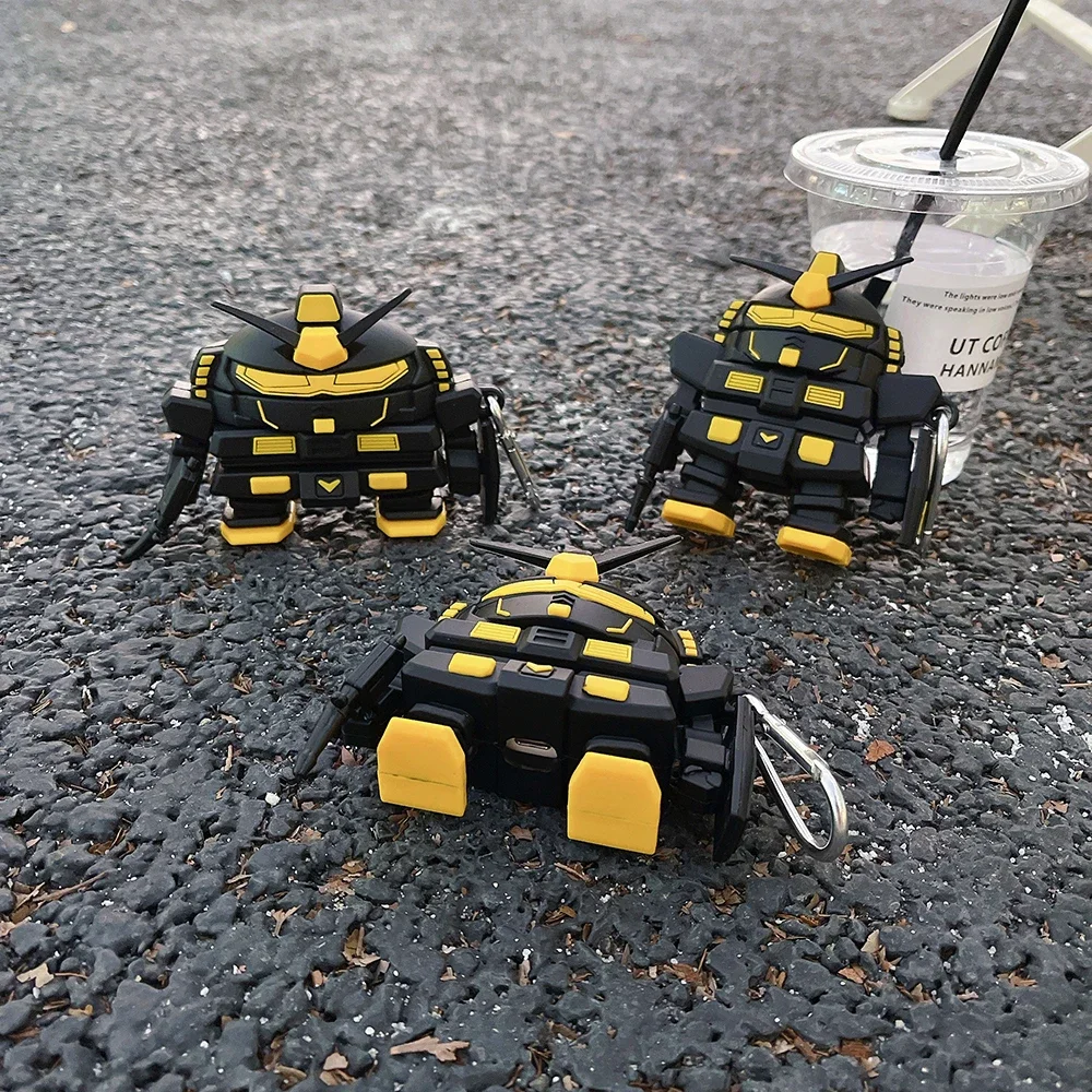 Fashion New 3D Gundigs Silicone Per Apple Airpods 1 2 3 Custodia Airpods Pro 2 Custodia Iphone Accessori Per Auricolari Cover Air Pod