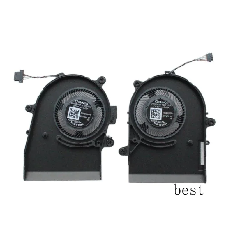Nuova Ventola Di Raffreddamento Della Cpu Del Computer Portatile Originale Per Hp Elitebook X360 1040 G6 Sunon Eg50040S1-1C071/1C081-S9A Muslimah