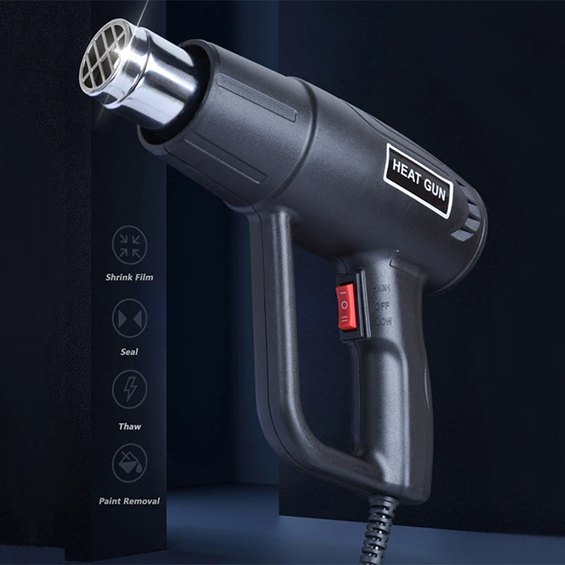 2000W Hot Air Gun Hair Dryer 220V Electric Tools 60 600 Degree