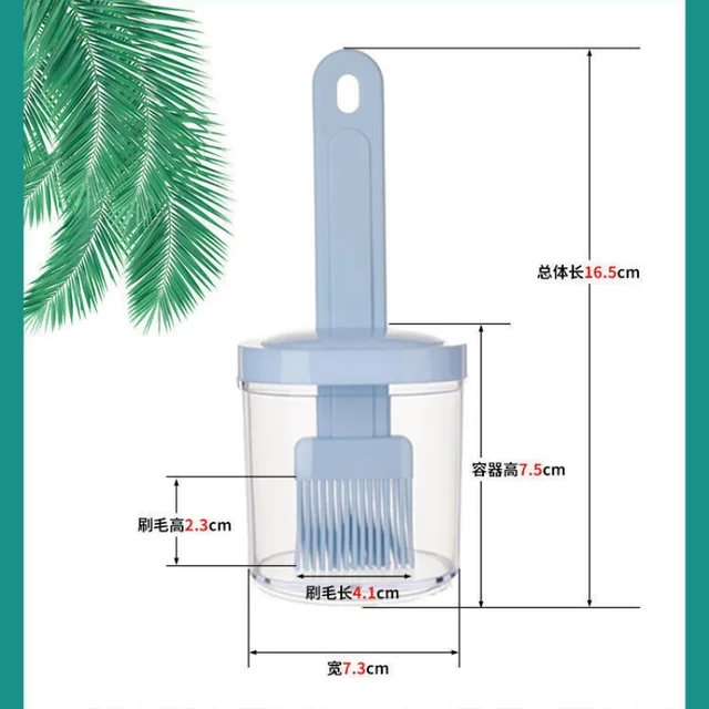 Barbecue Kefeolaj Kefék Bbq Tartozékok Magas Hőmérsékletű Főzés Konyhai Palacsinta Háztartás Sütőolajok Palackkal - Image 3