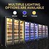 Commercial Display Freezer 2 Door Beverage Cooler Freezer Refrigerator Display Cooler 5