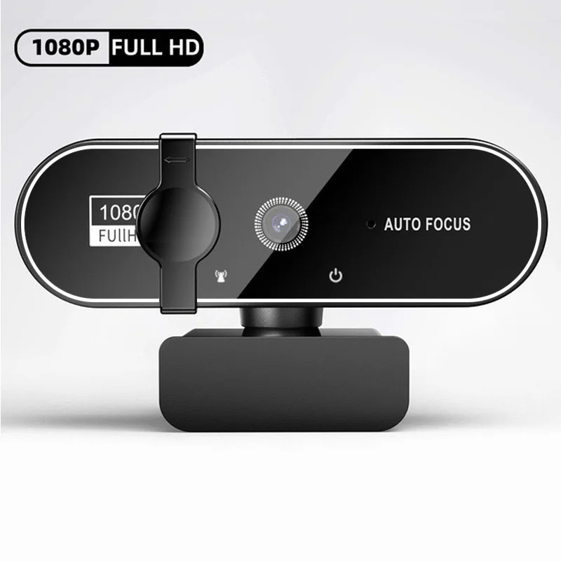 Webcam 1080P Full HD Microphone USB 4K Autofocus PC Laptop Video Recording Camera