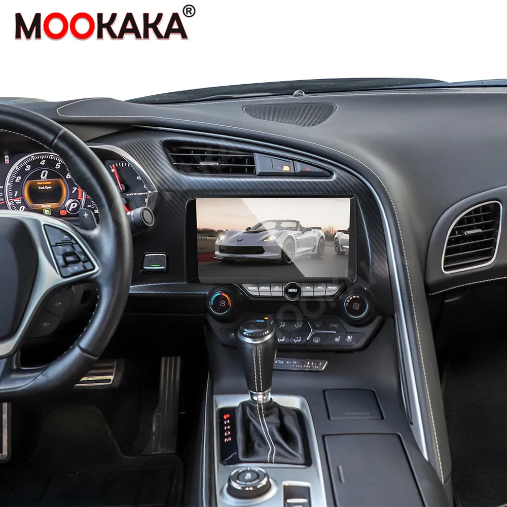 

MOOKAKA Android 10 Car Stereo Wireless CarPlay for Chevrolet Corvette C7 2013-2019 DSP Car GPS Navigation Replacement Head Unit