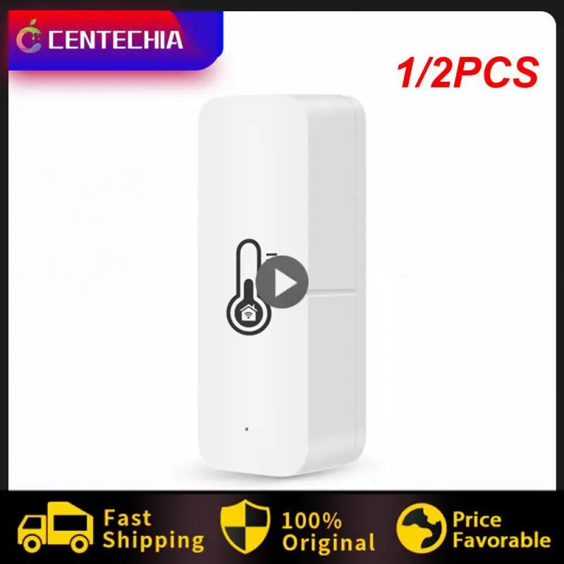 

Умный Wi-Fi датчик температуры и влажности Tuya, 1/2 шт.