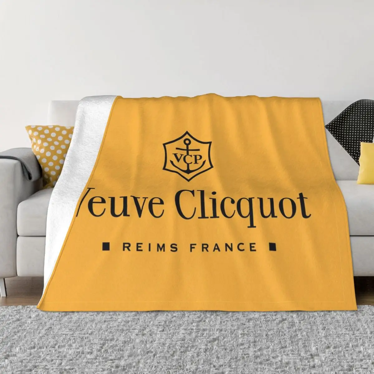 Veuve Clicquot Coperte Champagne In Pile Autunno/Inverno Coperte Morbide Traspiranti Per Copriletto Camera Da Letto Di Casa