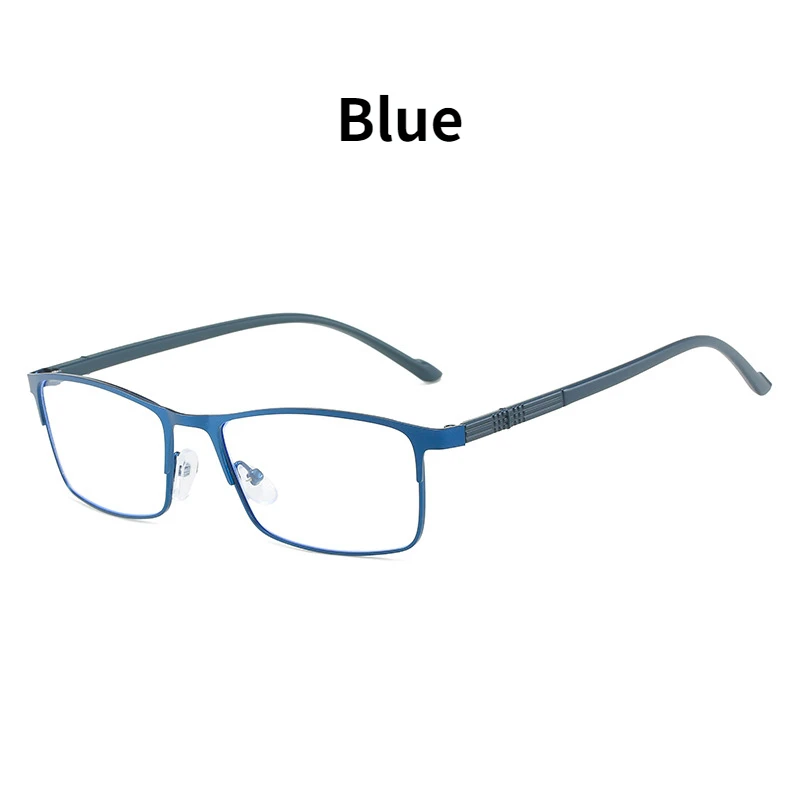Myopia Glasses Men Classic Blue Light Blocking Eyeglasses Metal Frame Optical Nearsighted Eyewear -1.0 -1.5 -2.0 -2.5 To -6.0