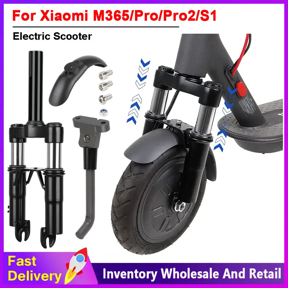 Electric Scooter Upgraded Hydraulic Front Shock Absorber Kit Suitable for Xiaomi M365/Pro/1S Electric Scooter Accessories