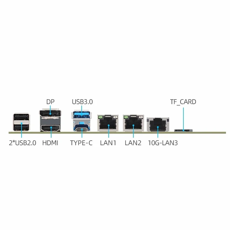 Topton N18 Intel N150 i3-N305 NAS Motherboard 6-Bay 1*10G 2*i226-V 2.5G 3LAN 6*SATA3.0 2*M.2 NVMe 1*DDR5 Firewall ITX Mainboard 6