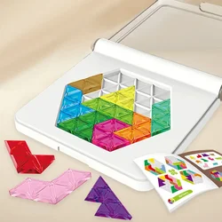 Advanced Kids Puzzle Toys - Logical Thinking Training and Fun Tabletop Game - Multiple Shapes and Colors - Ideal Gifts (Hexagon)