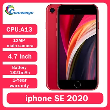 Unlocked Apple iPhone SE2 Original 4.7 Inch A13 Chip 3GB RAM 64GB/128GB Storage 3G Network NFC used Fingerprint Cellphone