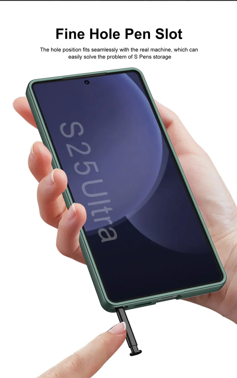 Ultra-thin Matte TPU Soft Case for Samsung Galaxy S25 Ultra Camera Protective Sk