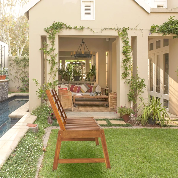 49.6in 后背可调节 木长凳 相思木 原木色-34