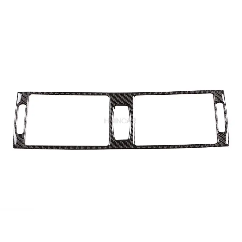 For BMW X5 X6 2008-2013 Central control air conditioner out of trend decoration interior soft carbon fiber modified 