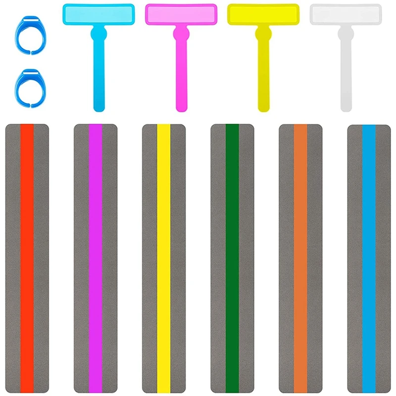 

12 Pieces Colorful Reading Tools For Kids ADHD Tools Dyslexia Tools Reading Guide Strips Speed Reading Tool CNIM Hot
