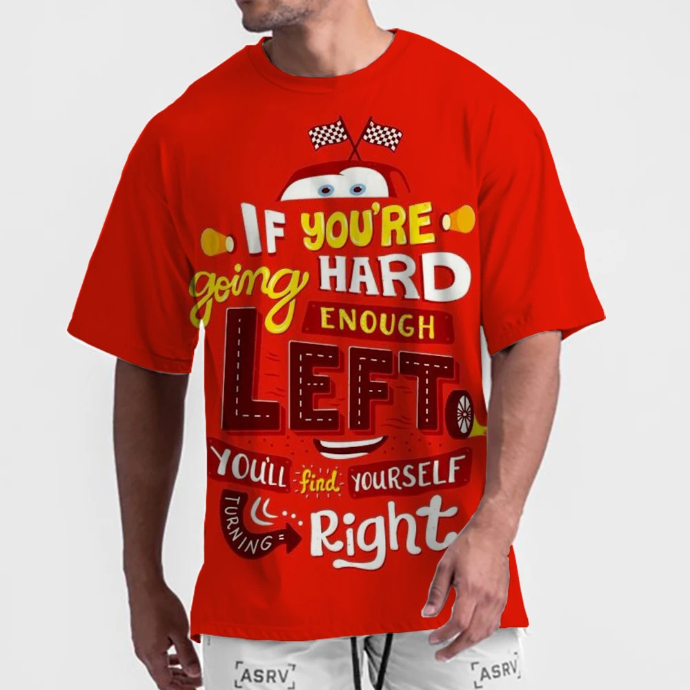 thumbnail image 1 of Camiseta clásica con estampado de anime de dibujos animados de Racing Story para hombre, para uso diario, ocio callejero, comodidad y estilo McQueen, 1 of 5
