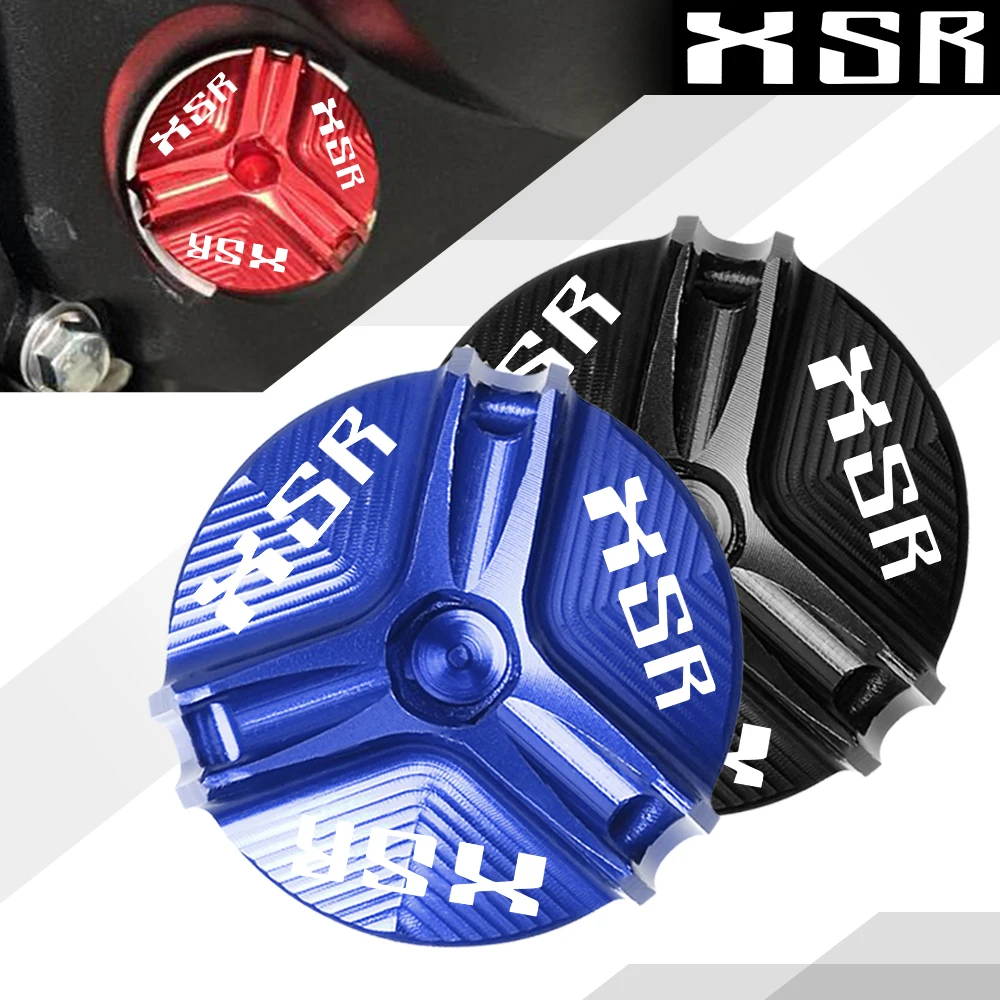 

M28*3.0 FOR Yamaha XSR 700 900 XSR700 XSR900 CNC Motorcycle Accessories Alumimun Engine Oil Filler Plug Fuel Tank Gas Cup Cover