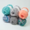 Scrubby Yarn for Scrubbies 6pcs Scrubbing Yarn Rainbow Colored Polyester for Dish Scrubber Crochet Knitting Project Craft Kit 6