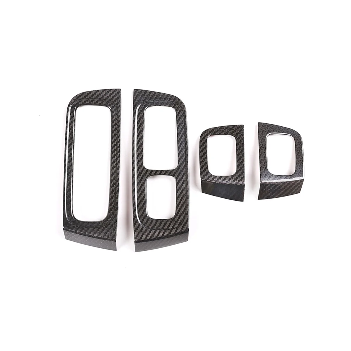 

For Porsche Panamera 2017-2020 Dry Carbon Fiber Car Window Lift Switch Button Frame Cover Trim Decorative Accessories
