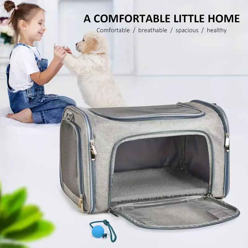 Pet Carrier Bag Side Ventilated Backpack for Cat Dog Travel Airline Approved Transport Outgoing pet carrier bag pet accessories pet carrying bag