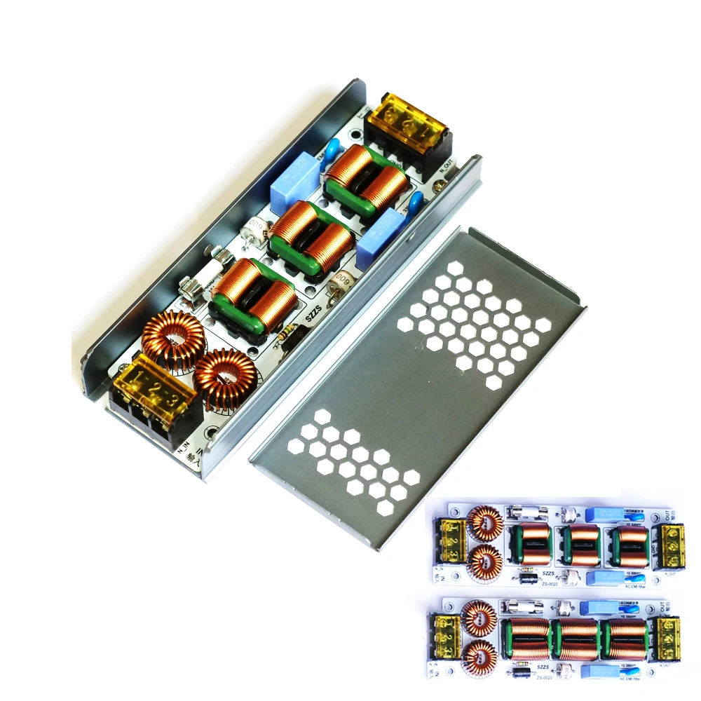 6A/10A 4단계 EMI 필터 |   110-220V AC 전원 정수기 소음 소리 |  ..