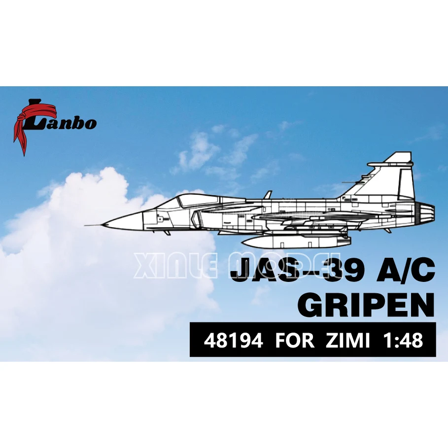 Lanbo 3D 컬러 조종석 계기판 48194 JAS-39 A/C FOR ZIMI 1/48 DIY 액세서리