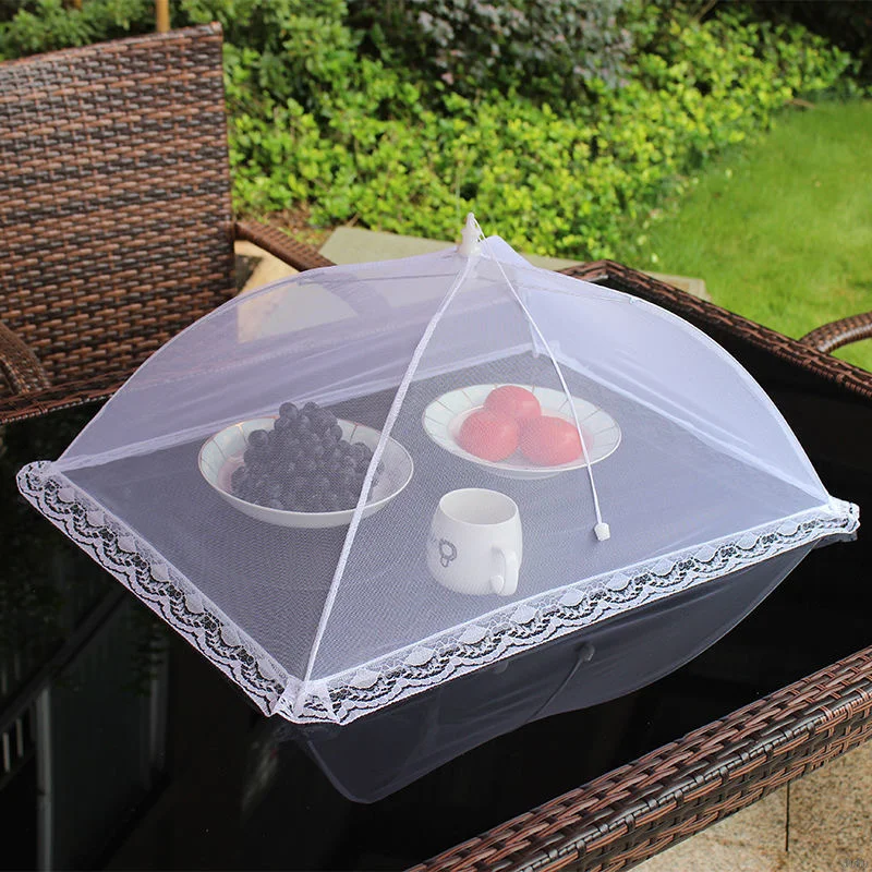 Kitchen Accessories Folding Food Mesh Cover Tent Home Table Meal Vegetable Fruit Umbrella Breathable Insect-proof Food Cover Net,food cover