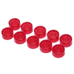 10-Pack Colorful Electric Guitar Pedal Foot Switch Toppers (Red)