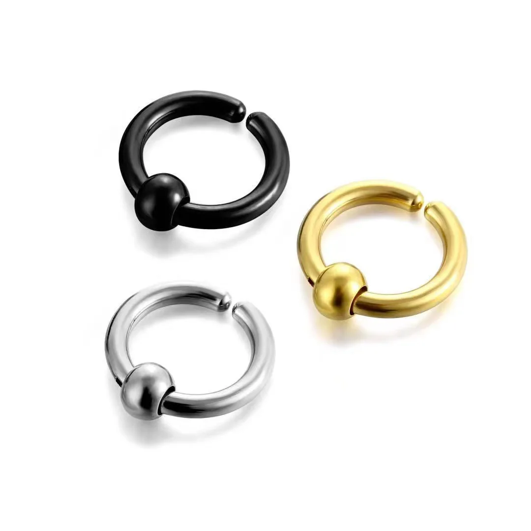Stainless Steel Non-Piercing Magnetic Earrings Unisex CZ Magnet Ear Clip on Earrings for Women Men Punk Hip Hop Earring Set ear clip earrings clip earrings ear clip magnetic earrings ear accessories