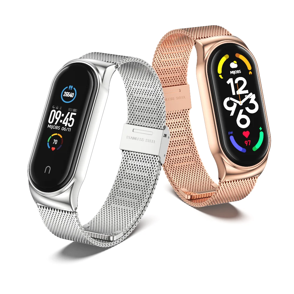 Premium PU Leather Wristband and Metal Bracelet
