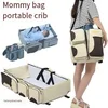 Fashionable Mommy Bag Fashion Mommy Bag Large Capacity One Shoulder Mommy Bag Multi functional Diagonal Diaper Bag Baby products 1