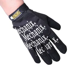 Enhanced Wear - Resistant Full Finger Gloves - Soft, Non - Slip, Unisex Outdoor Sports Gloves for Hiking, Cycling, and Workouts (Black White)