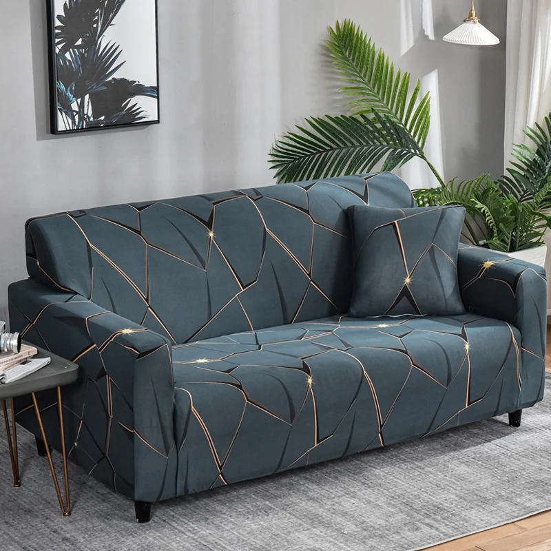 Elastic Sofa Cover for Living Room 1/2/3/4 Seater L-Shaped Corner Stretch for Couch Armchair chair cover sofa cover
