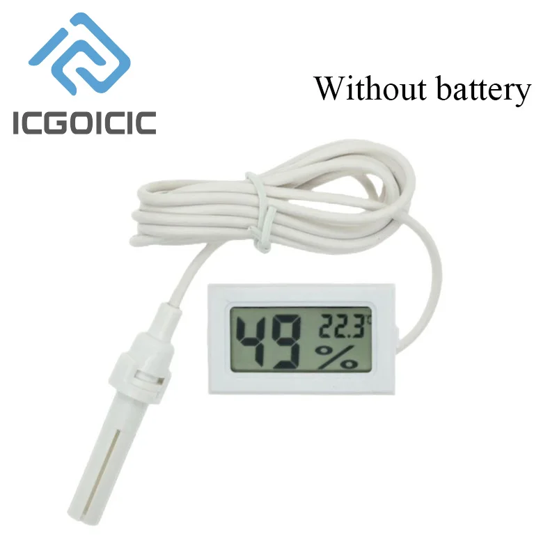 Mini LCD Digital Thermometer With Waterproof Probe For Freezer Refrigerator thumbnail 3