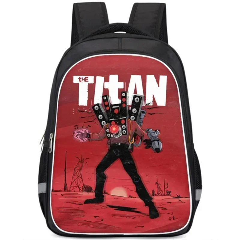 Mochila Skibidi Toilet School Bags For Teenage kids Backpack Titan Speakerman Travel Backpack Student notebook Bookbag Anime bag