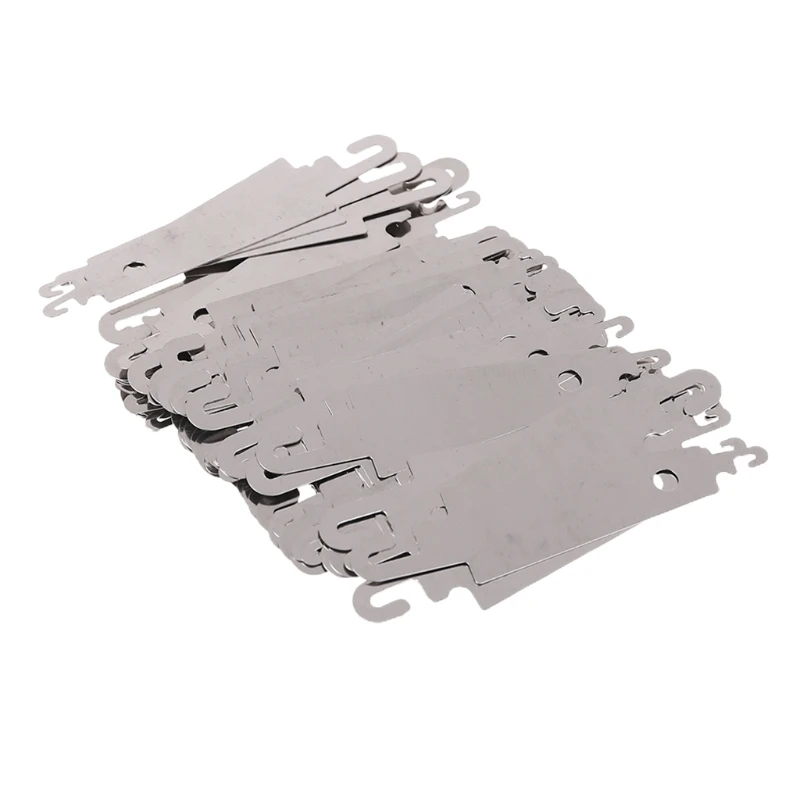 크로스 스티치 스레딩 대형 눈 Nee B03E용 60개 금속 바늘 실꿰기 자수