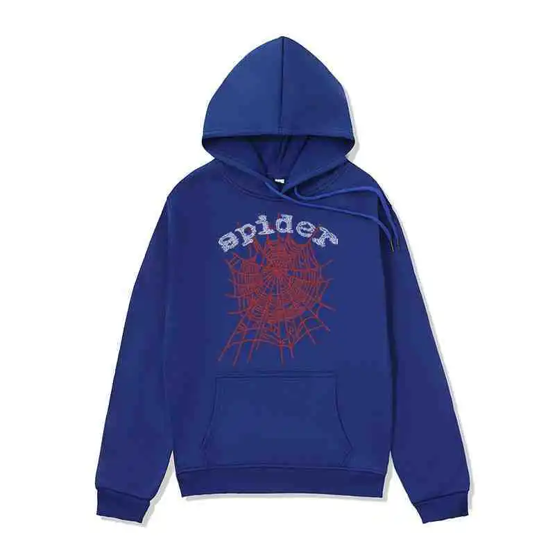 Spider Cobweb Pattern Hoodies Streetwear Fashion Gothic Darkly Zipper Hoodie Women Men y2k Autumn Hooded Sweatshirt Jacket Coat