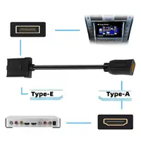 1.5M HDMI-compatible Type E Male to Type A Male/Female Extender Gold Plated 4K HDR for Car Head Unit GPS DVD Automotive System - Image 5