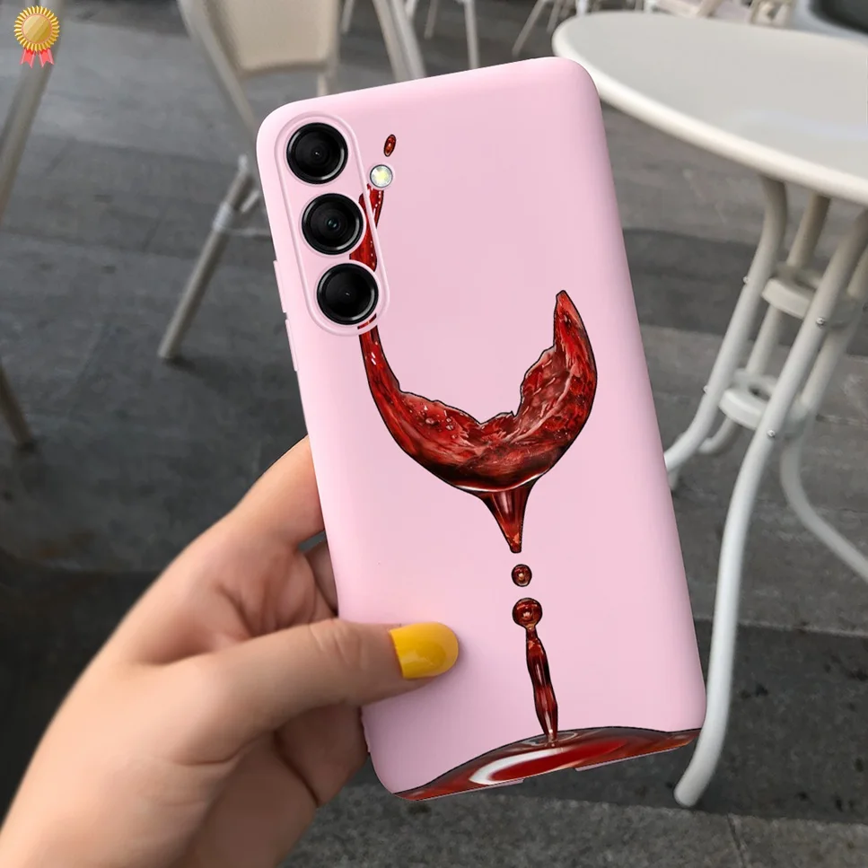 For Samsung F54 5G Cases Cute Cartoon Shockproof Black Pink Silicone For Samsung Galaxy F54 F54 5G Phone Case Bumper Funda