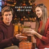 Wooden Hand-cranked Musical Box Best Gift Carving Music Box To My Wife Theme Mini Musical Box Home Decoration for Thanksgiving 3