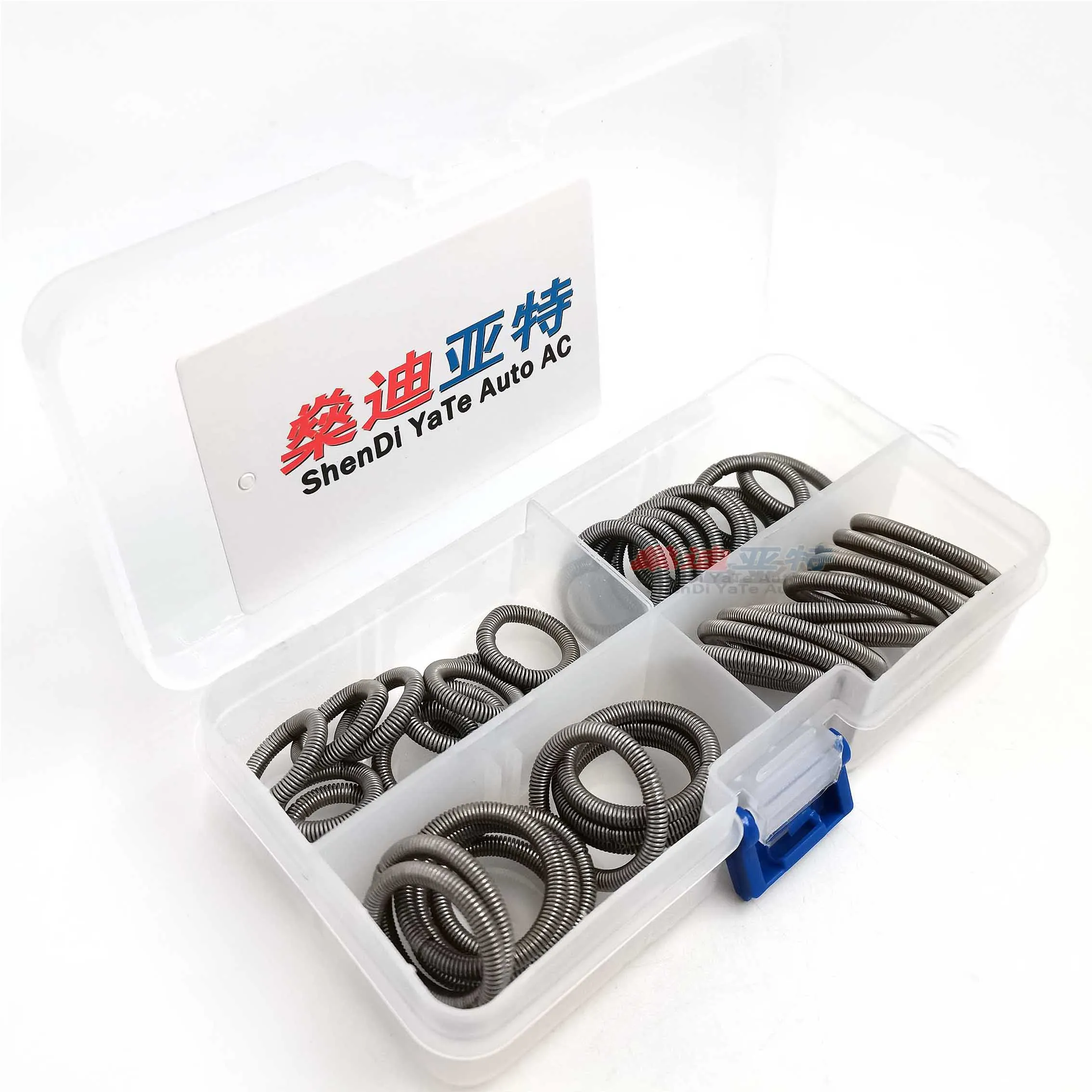 A/C O-Ring Sealing Washer Gasket Kit For A/C System Leak Detection Pipe Joint Transit Plug Coil Tension Spring Ring