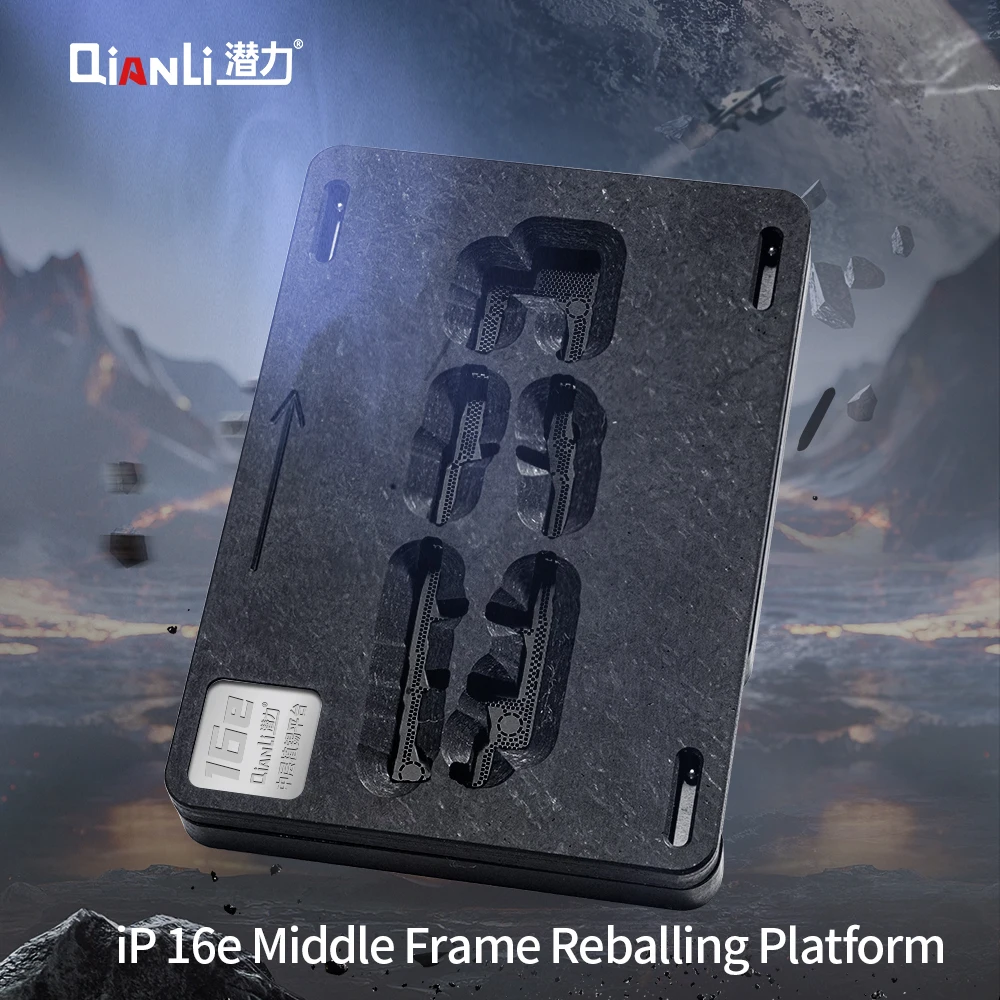Qianli IP 17 시리즈 미들 프레임 리볼링 플랫폼 (스텐실 포함) 아이폰 X-17 PRO MAX IC BGA 리볼링 정밀 주석 도금용