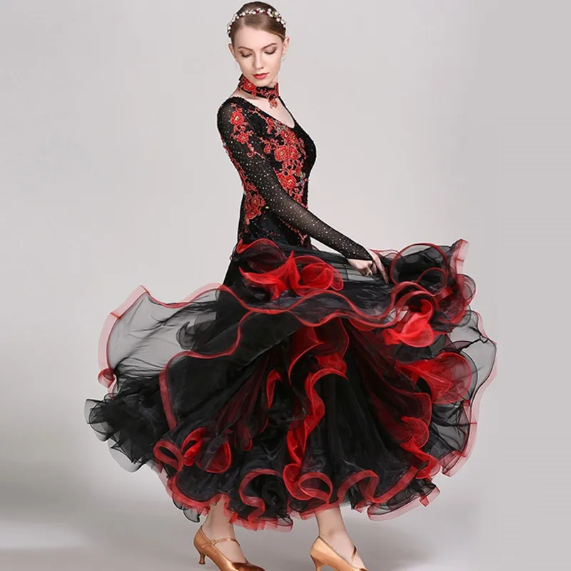 open lace back dress Flamenco Mermaid Prom Gowns 2023 Elegant Costume Spanish Women Evening main image 0