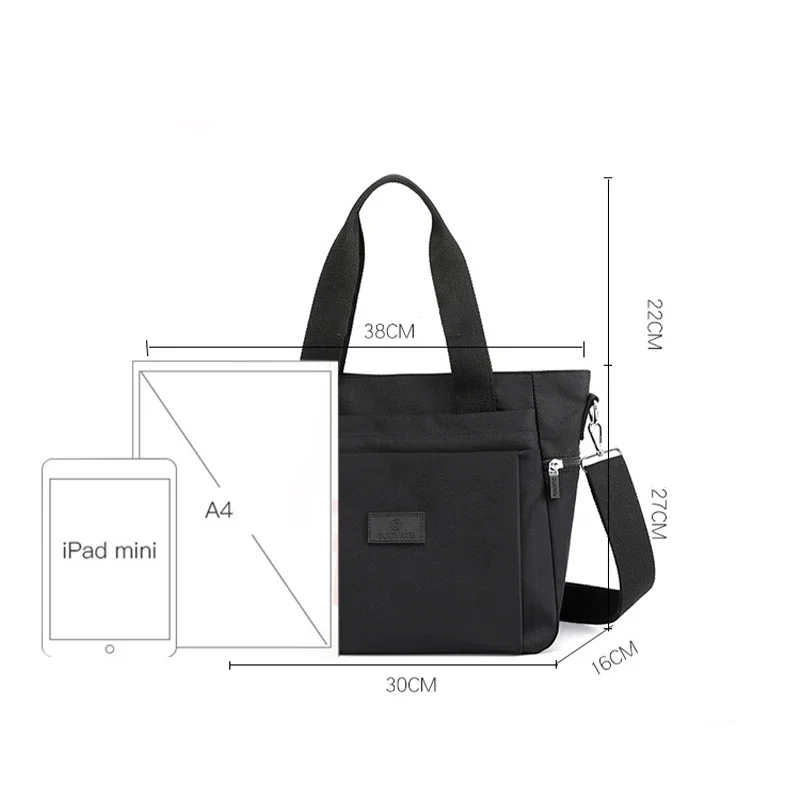 BOJLY Borsa tote da donna elegante in nylon impermeabile borsa a tracolla da donna con manico superiore borsa pieghevole da spiaggia borsa da viaggio